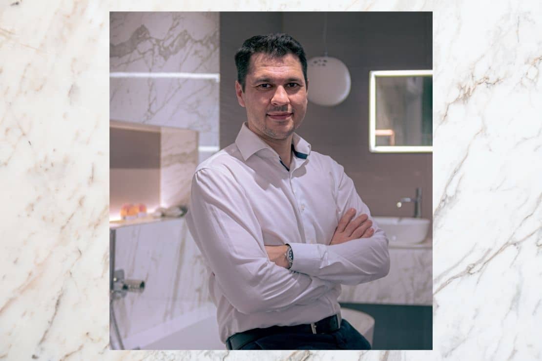 „Každý si zaslouží dokonalou koupelnu," hlásí Radek Uhlíř, výkonný ředitel Keraservis